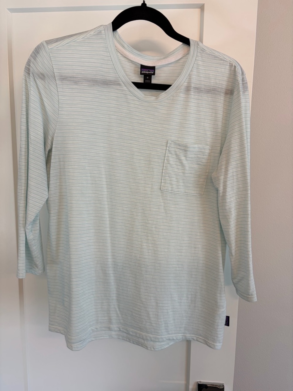 GUC Patagonia Cotton Blend Striped Shirt Size Medium